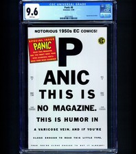 1 of 1 ONLY GRADED COPY ON CENSUS Panic #8 CGC 9.6 1998 EC Comics 1955 Reprint picture
