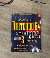 Sybex Unofficial Nintendo 64 Strategy Guide Vol 3 Cheats Walkthroughs Move Lists picture