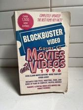 Rare Vintage Blockbuster Video Book 1996 Collectible picture