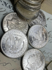 Lot of 5 Liberty Head SiIver Dols. Mixed Dates As shown in the figure picture
