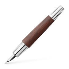 Faber-Castell e-motion wood fountain pen F, dark brown 148211 picture