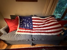 Defiance Annin & Co Verona Nj U.S. 13 Star American Flag 60”X32” picture
