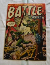 Battlefield #3 Pre-Code Atlas War George Tuska Art Ambush 1952 Korean Conflict picture