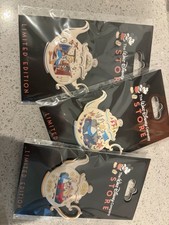 Set Of 3 Alice In Wonderland Teapot Pin Set LE 300 Disney Company Store picture