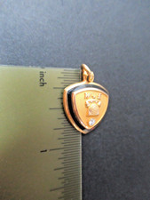 Vintage Western Electric 1/10 10k Gold Filled With Diamond Service Charm/Pendant picture