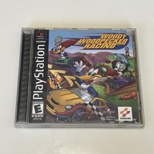Woody Woodpecker Racing Sony Playstation 1 PS1 Game Complete CIB Fast Shipping picture