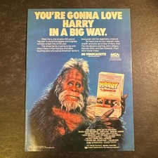 1987 • HARRY AND THE HENDERSONS print ad • 1980s Movie • ADV-42 picture