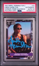 1991 IMPEL TERMINATOR 2 #12 LINDA HAMILTON AUTO PSA 10 - **PLEASE READ** picture