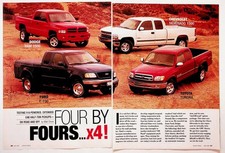 Motor Trend May 2000 4x4 Pickup Truck Comparison Article Dodge Ram F-150 picture