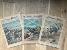 Vintage Magazines La Domenica Del Corriere and La Tribuna Illustrata 1925-39 picture