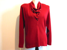 VINTAGE ST.JOHN WOMEN KNIT  SKIRT SET SZ.10 picture