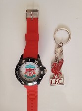 2 LIVERPOOL F.C. GIFTS: 1 LIVERPOOL WATCH + 1 LIVERPOOL KEYCHAIN FOR $32.50 picture