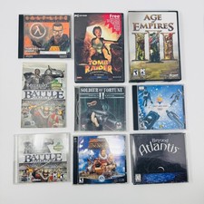 PC Game Lot Half-Life GOTY Age of Empires III Soldier of Fortune II Tomb Raider picture