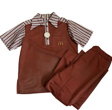 Vintage 70s McDonald's 1976 Employee Full Uniform size L/XL Classic picture