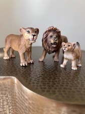 Schleich Lion Family | Male 2005, Lioness 2000 , Cub 2005 picture
