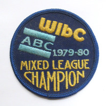 Vintage WIBC ABC Bowling Patch 1979-1980 Mixed League Champion picture