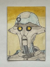 2025 Star Wars Galaxy - Professor Huyang - 1/1 Sketch Card by Nino Benitez picture