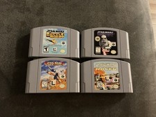 Star Wars Battle for Naboo, Rouge Squadron, Racers, Shadows of the Empire N64 picture
