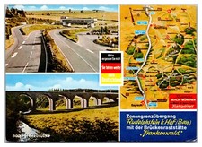 Vintage 1970s - Zone Boarder Crossing - Autobahn - Germany Postcard (Posted) picture