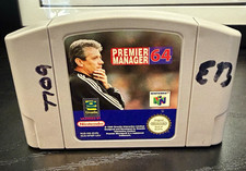 Premier Manager 64 for Nintendo 64 N64, PAL, 1999, 100% Works (Sharpie Marks) picture