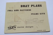 Vintage 1975 Glen-L Marine Design Boat Plans Catalog 128pg Bellflower California picture