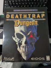 Deathtrap Dungeon Limited Edition Big Box + Receipt PC CD-ROM Game Retro Vintage picture