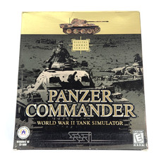 Panzer Commander (PC Game, 1998, CD-ROM) CIB W/Manual Reference Card picture