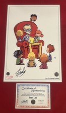 Amazing Spider-Man #9  Skottie Young Litho Signed by Stan Lee with COA LIMITED picture
