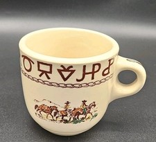 Vintage Wallace China Westward Ho Rodeo Coffee Cup Mug Till Goodan Western picture