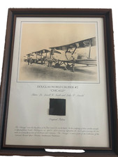 Vintage RARE Smithsonian Museum Douglas World Cruiser #2 Original Fabric Art NOS picture