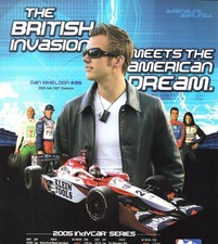 2005 IndyCar Series Schedule Dan Wheldon Original VTG Print Ad 21x28cm MAX 93 picture