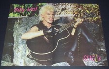BILLY IDOL Turkish 1990 Magazine CENTERFOLD POSTER 51562 picture