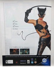 2004 Sexy Cat Woman Playstation 2 PS2 XBOX PC Nintendo Print Ad Poster Promo picture