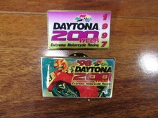 L.E. 1997 and 1998 DAYTONA 200 WEEK PINS EXTREME MOTORCYCLE RACING picture
