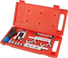 Flaring Swage Tool Kit Tubing Cutter Ratchet Wrench Copper Aluminum HVAC Plumbi picture