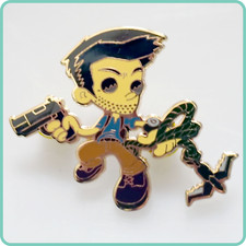 Uncharted 4 Nathan Drake Brass pin picture