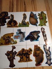 Madagascar 2 | 2002 | Dreamworks Vending Machine Stickers Lot Full Set Of Of 13 picture