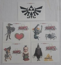 2007 Enterplay Zelda Twilight Princess Trading Cards Tattoo set (five cards) picture
