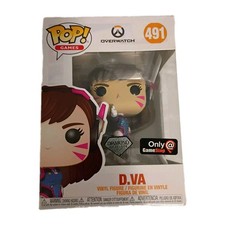 Funko Pop Vinyl: Overwatch- D. VA (Diamond Glitter) - GameStop (Exclusive) #491 picture