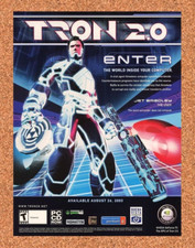 2003 Tron 2.0 PC Original Advertisement / Retro Promo v3 picture