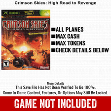 Crimson Skies High Road to Revenge 100% Unlocked All Items Xbox USB Save picture