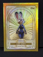 2025 Topps Disney Minted Mint #81 Judy Hopps Zootopia Gold 48/50 picture