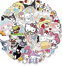 50PCS Random Sanrio Hello Kitty an Friends Stickers Small Size Laptop Phone  picture