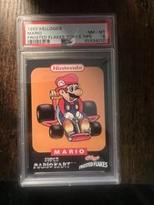1993 Kelloggs Nintendo Super Mario Kart PSA 8 picture