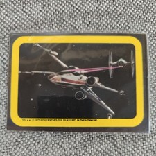 1977 Topps Star Wars Series 1 Sticker X-Wing - DONT MISS THIS picture