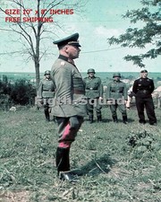 WW2 German General major Ludwig Crüwell Commander Panzer Tank 8x10 Photo O8714 picture