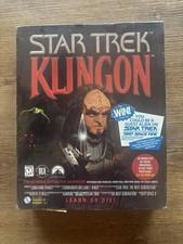 Star Trek Klingon PC Game Sealed 1996 3 CD-ROM Deep Space Nine Promo picture