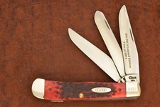 CASE XX USA 1994 1/600 RED BONE 3 BLADED TRAPPER KNIFE 6354 SS RARE (35618) picture