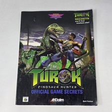 Turok Dinosaur Hunter Strategy Guide (Prima, 1997) Nintendo 64 N64 Vtg picture