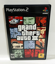 PS2 Grand Theft Auto III 3 PlayStation 2 Black Label w Manual + Map GTA picture
